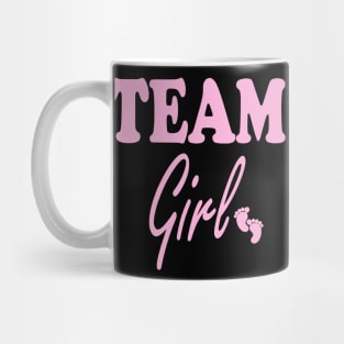 Cute Team Girl Gender Reveal Baby Shower Mug